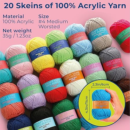 Craftwiz Complete Crochet Kit for Beginners, CW-CCK-23 - Image 1